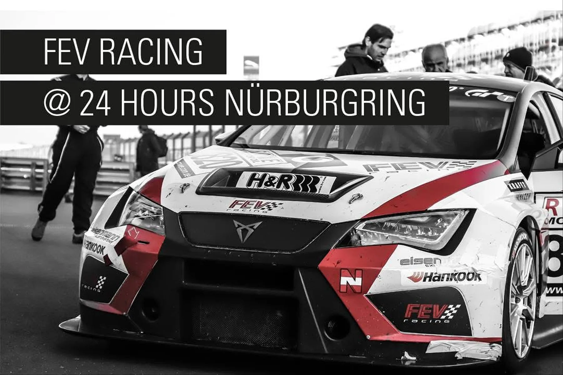 Event-Banner »FEV Racing @ 24 Hours Nürburgring« — FEV Racing Case von eoglou | media design aus Aachen