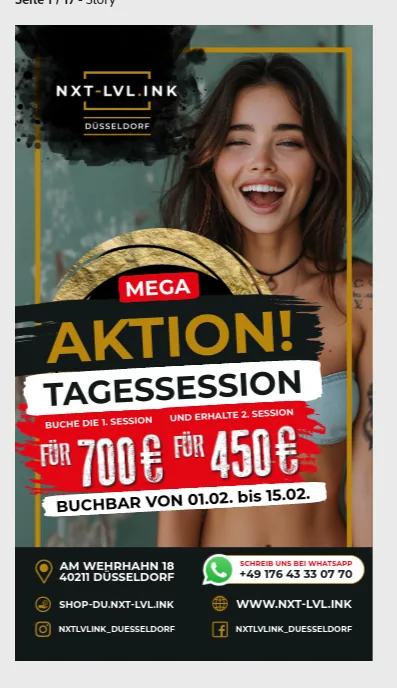 Kampagne — Tagessession — NXT-LVL.INK, Branding & Design von Emrach aus Aachen