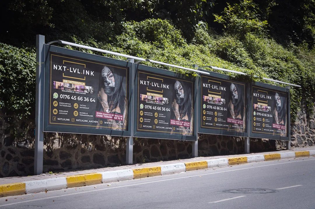 Out of Home — Großfläche — NXT-LVL.INK, Branding & Design von Emrach aus Aachen
