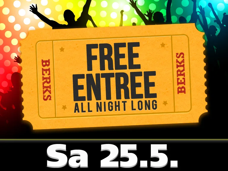 Free-Entree-Ticketmotiv · Berks — Event-Banner, Design von Emrach aus Aachen