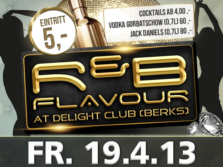 R&B Flavour · Banner · Delight Club im Berks — Event-Banner, Design von Emrach aus Aachen