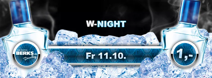 W-Night · Berks — Event-Banner, Design von Emrach aus Aachen