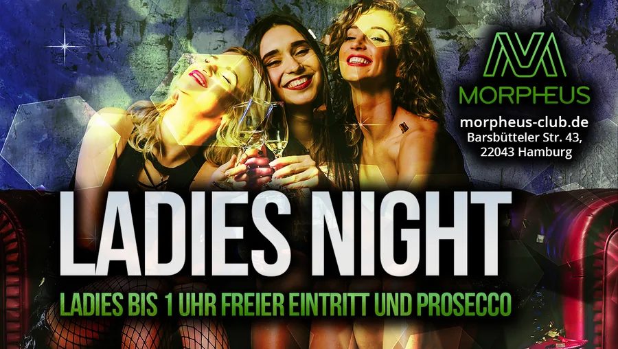 Ladies Night · Morpheus, Hamburg — Event-Banner, Design von Emrach aus Aachen