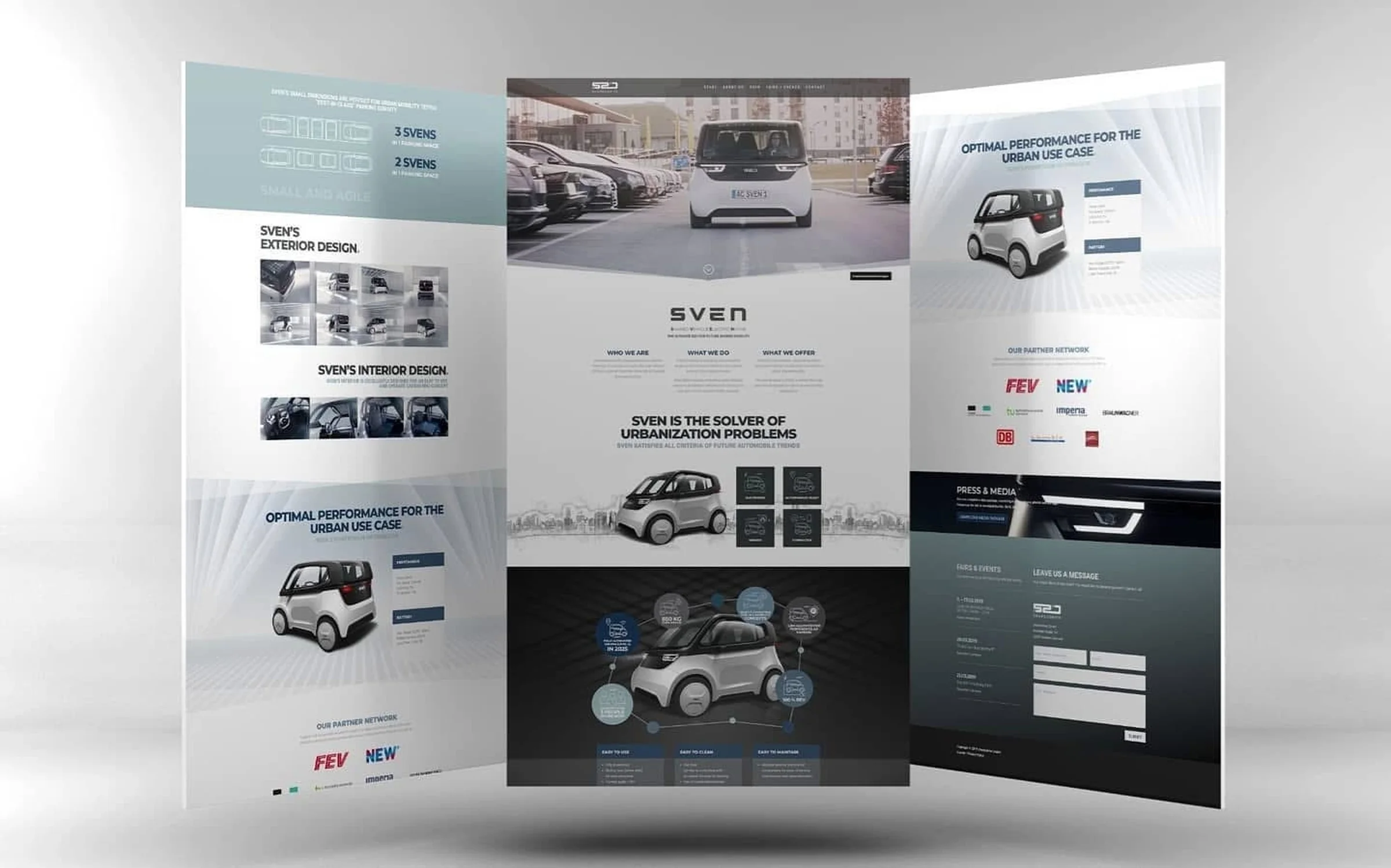 Share2Drive Brand-Manual — Doppelseiten-Spread mit Layout-Beispielen