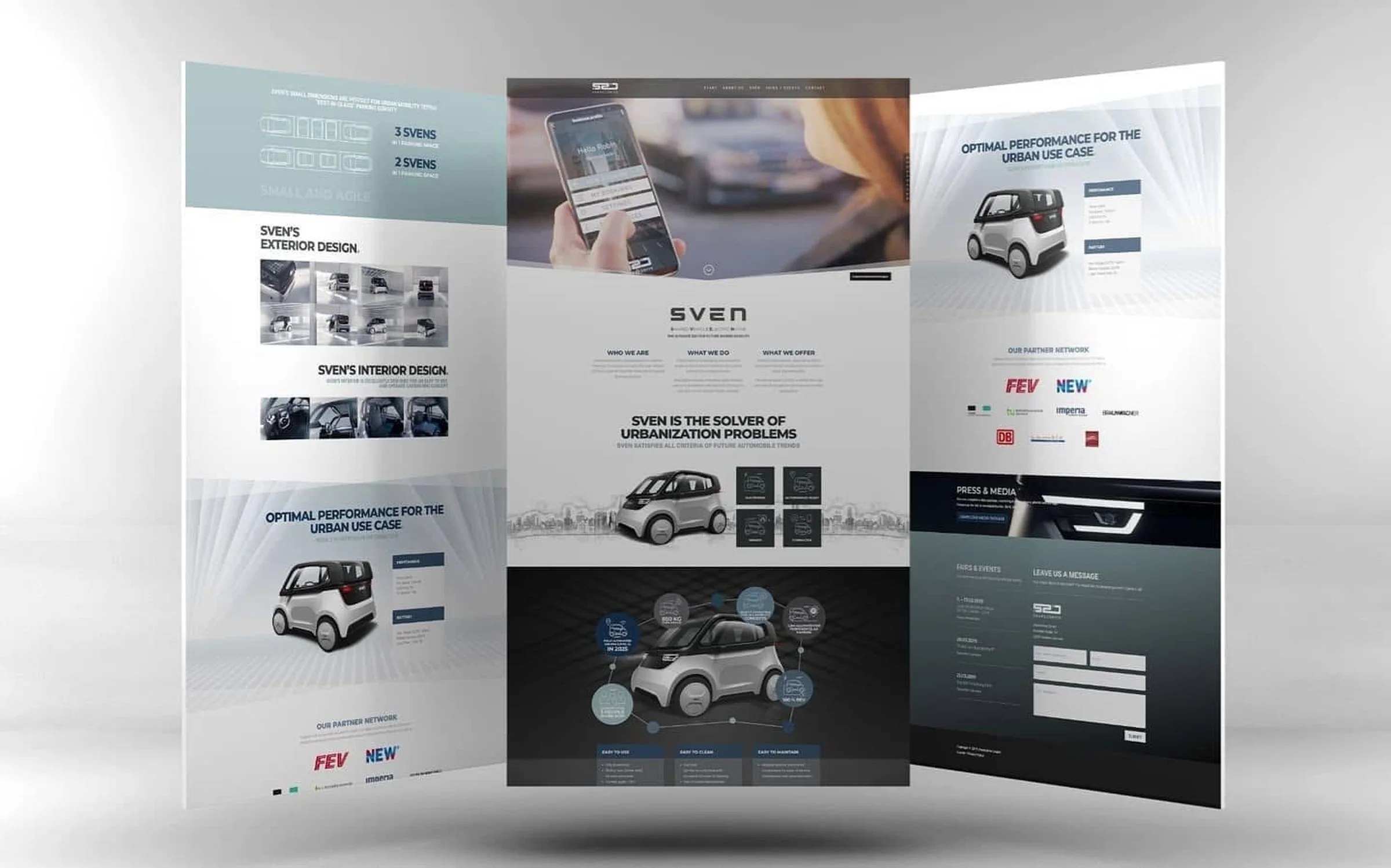 SVEN von Share2Drive — Pitch-Deck-Mockup mit Brand-Design, von Emrach aus Aachen